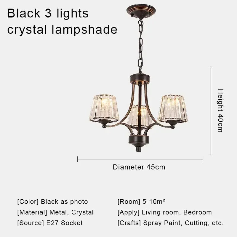 Afralia™ Crystal Chandelier Ceiling Lights for Modern Living Spaces