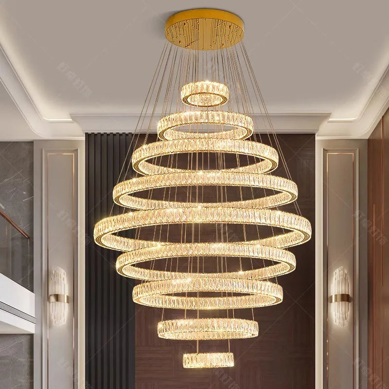 Afralia™ Modern Pendant Lights: Indoor LED Chandelier Ceiling Lamp