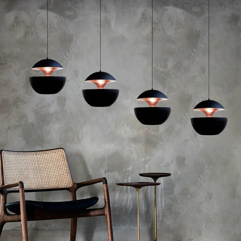Afralia™ Industrial Style LED Pendant Light for Restaurant, Kitchen, and Home Decor