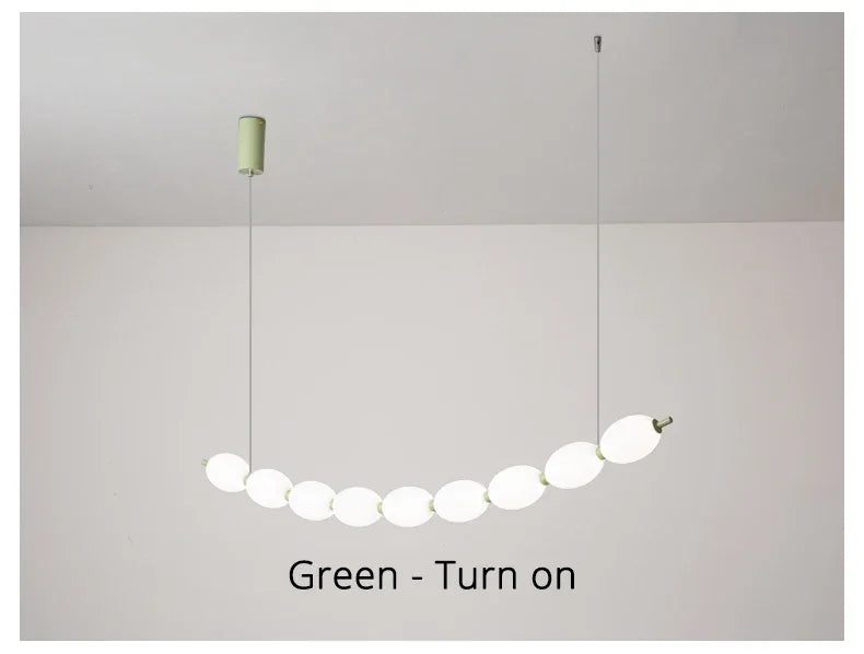 Afralia™ Bead Nordic Chandelier: Stylish Dining Room Pendant Light for Bar Table Adding Ambiance