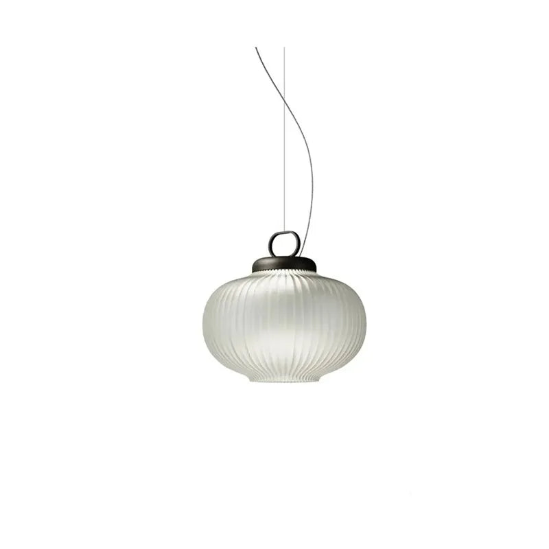 Afralia™ Black & White Glass Chandelier | Minimalist Nordic Bedroom Decor Floor Lamp