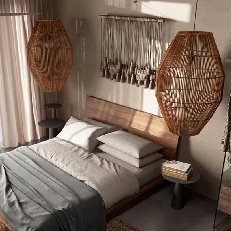 Afralia™ Wabi Sabi Vine Art Chandelier for Living Room Study Decor
