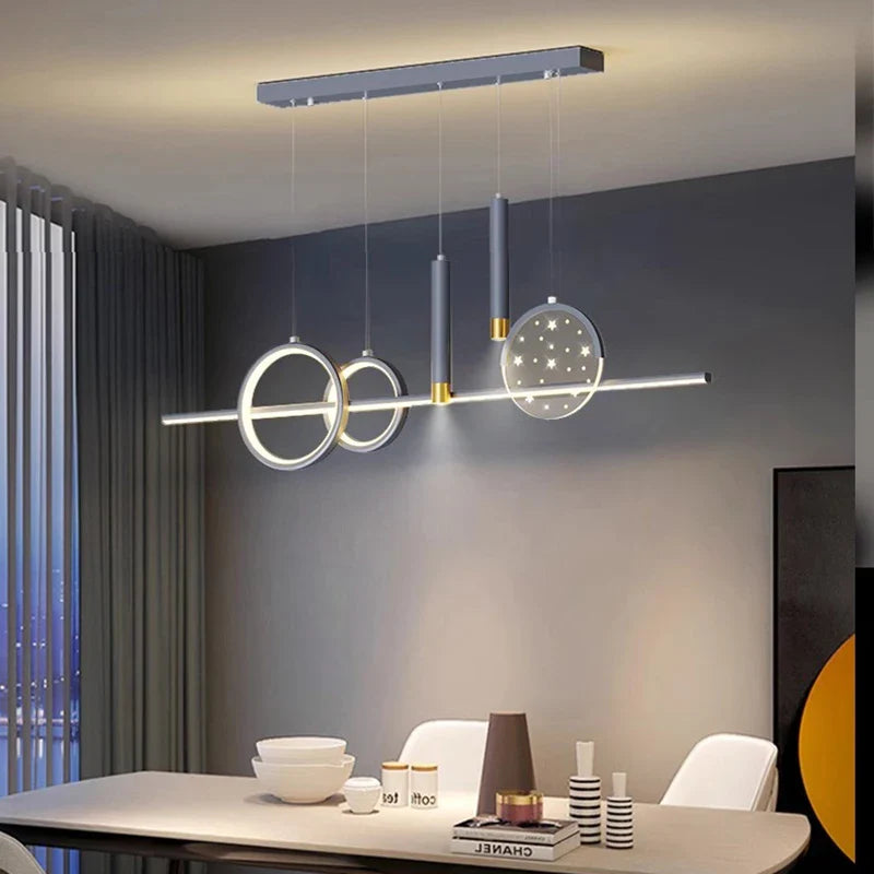 Afralia™ LED Pendant Chandeliers for Modern Living and Dining Rooms