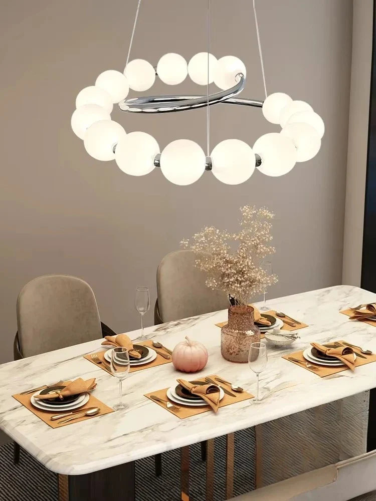 Afralia™ LED Pendant Light Chandeliers Modern Home Decor Lamps for Living and Dining Room