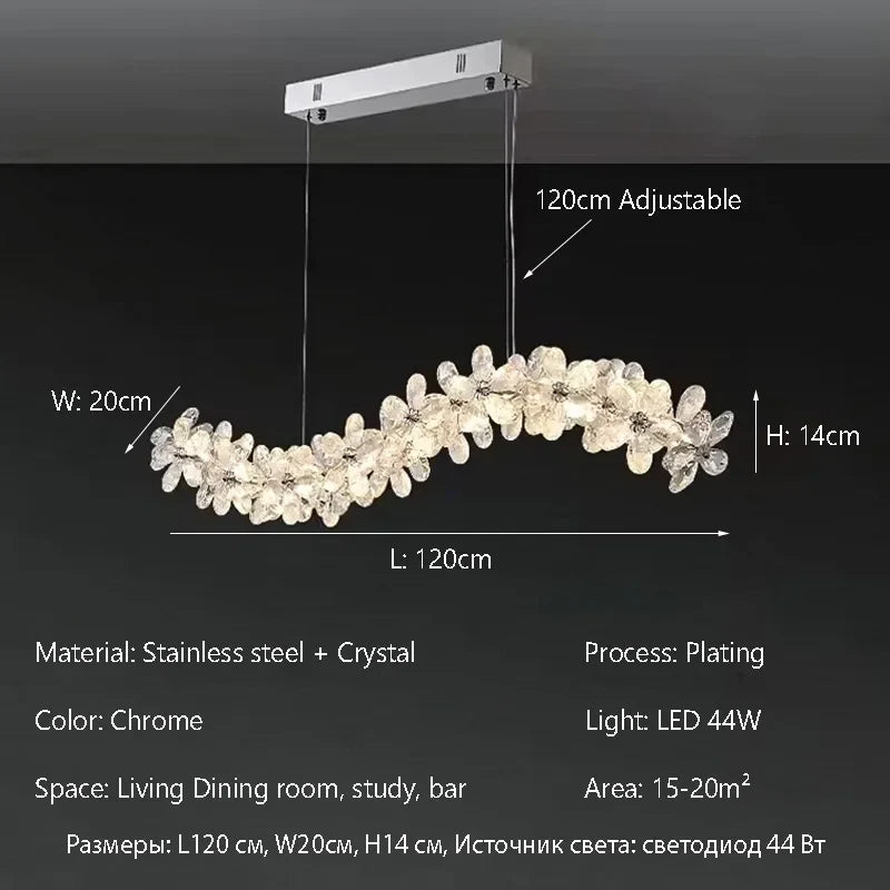 Afralia™ Crystal LED Chandelier: French Style Chrome Plated Pendant Light for Home Decor