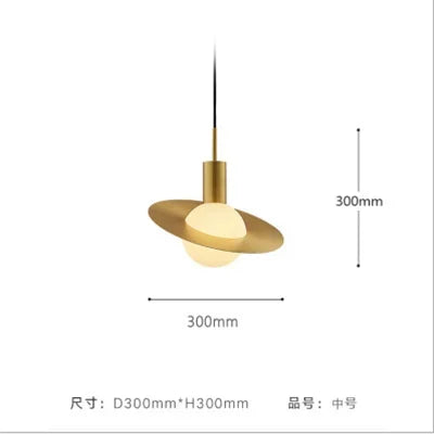 Afralia™ Glass Ball LED Pendant Light: Modern Moon Design for Stylish Home Decor