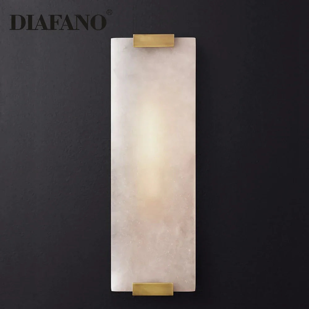Afralia™ Marble Wall Lamp Gold Black G9 Bedside Luxury Indoor Light Fixture