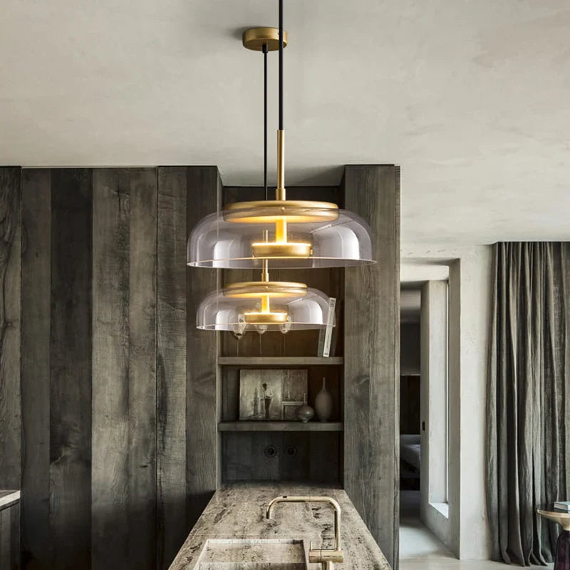 Afralia™ Nordic Minimalist LED Small Chandeliers Modern Indoor Decor Lighting