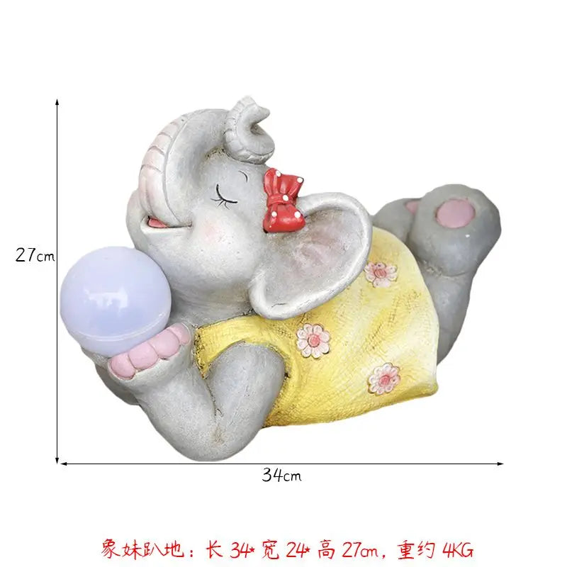 Afralia™ Elephant Garden Decoration | Creative Animal Flower Pots for Kindergarten and Outdoor Decor