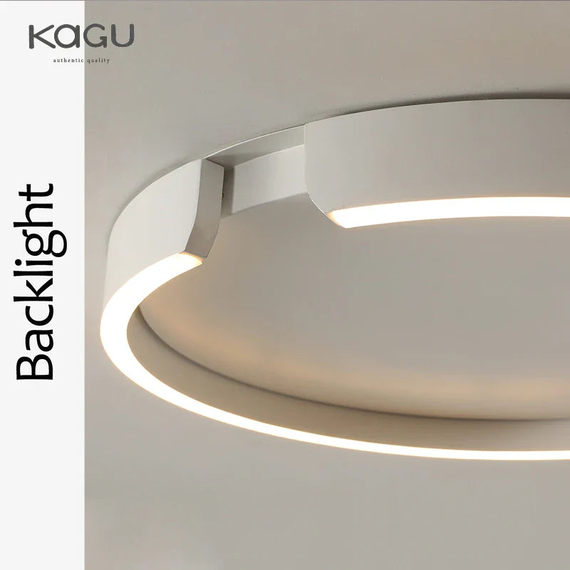 Afralia™ RoseGold LED Ceiling Light for Home Living Room Bedroom Dining Room