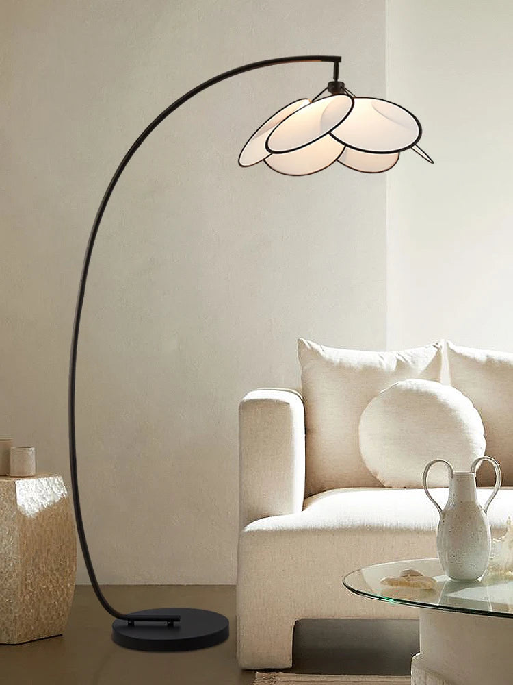 Afralia™ Wabi-sabi Rattan Weaving LED Floor Lamp for Living Room and Study
