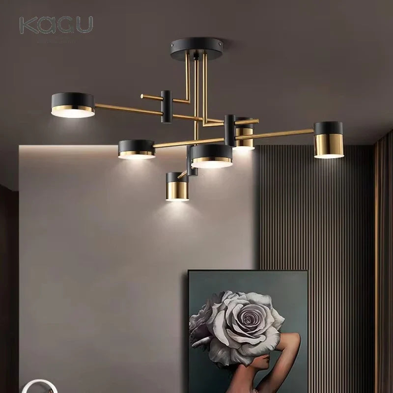 Afralia™ Nordic Chandelier: Luxury Modern Minimalist Living Room Dining Room Bedroom Lamp