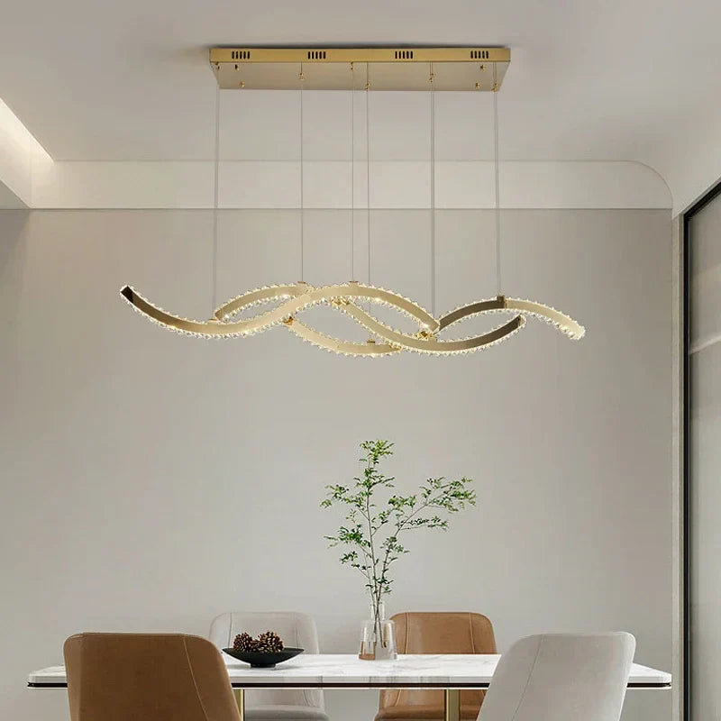 Afralia™ Elegant Crystal Chandeliers: Modern Lighting for Living & Dining Rooms, Bars.