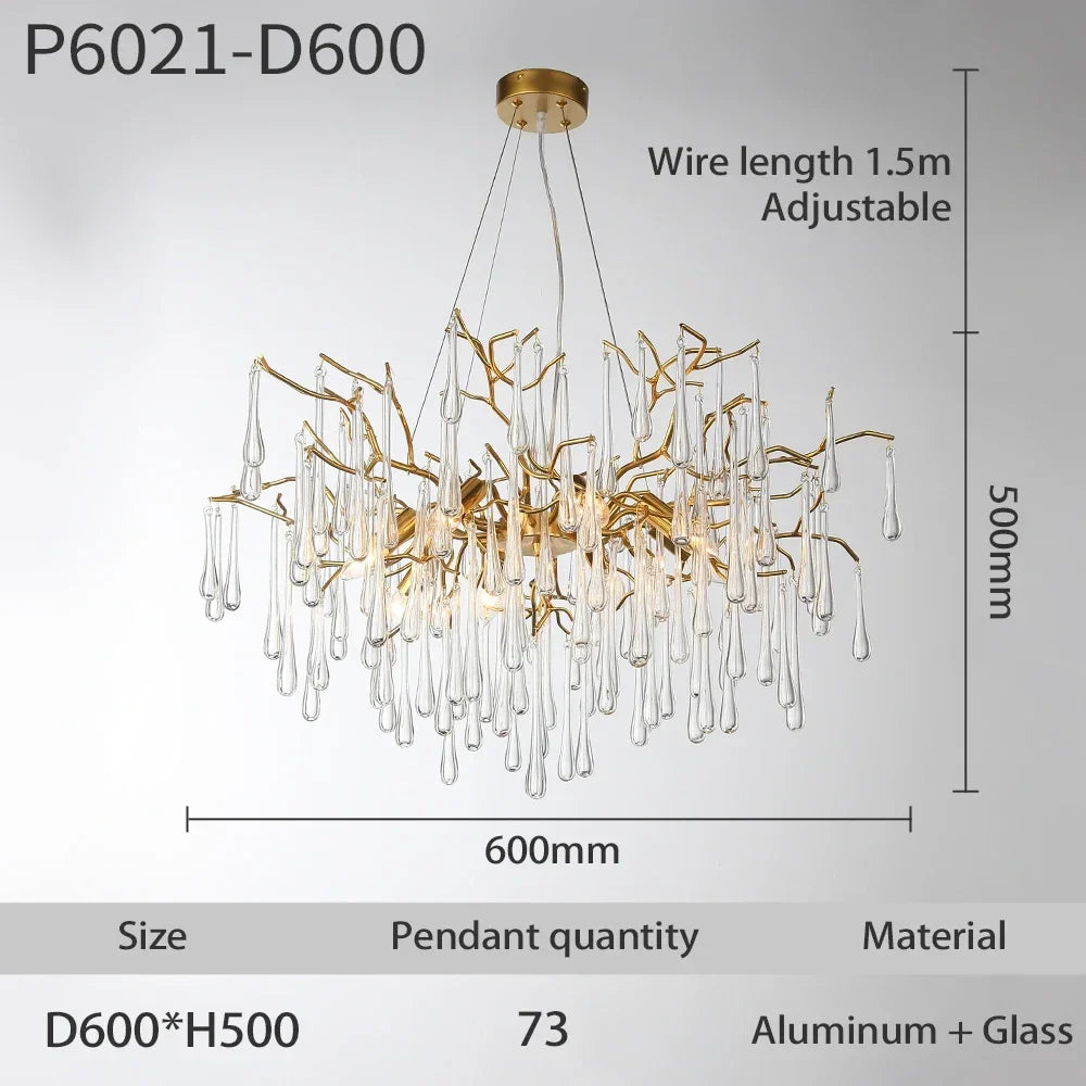 Afralia™ Modern LED Chandeliers for Living Room – Creative Indoor Lighting Decoration