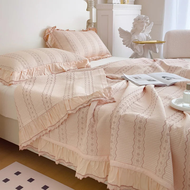 Afralia™ Silky Eucalyptus Fiber Summer Quilt Set - Soft, Cool & Quilted - 3Pcs