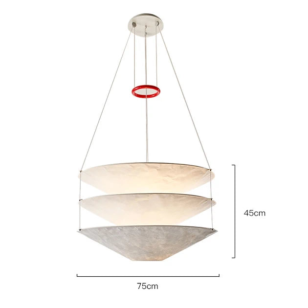 Afralia™ Scandinavia Paper Pendant Lamp Ceiling Chandelier for Living Room Kitchen