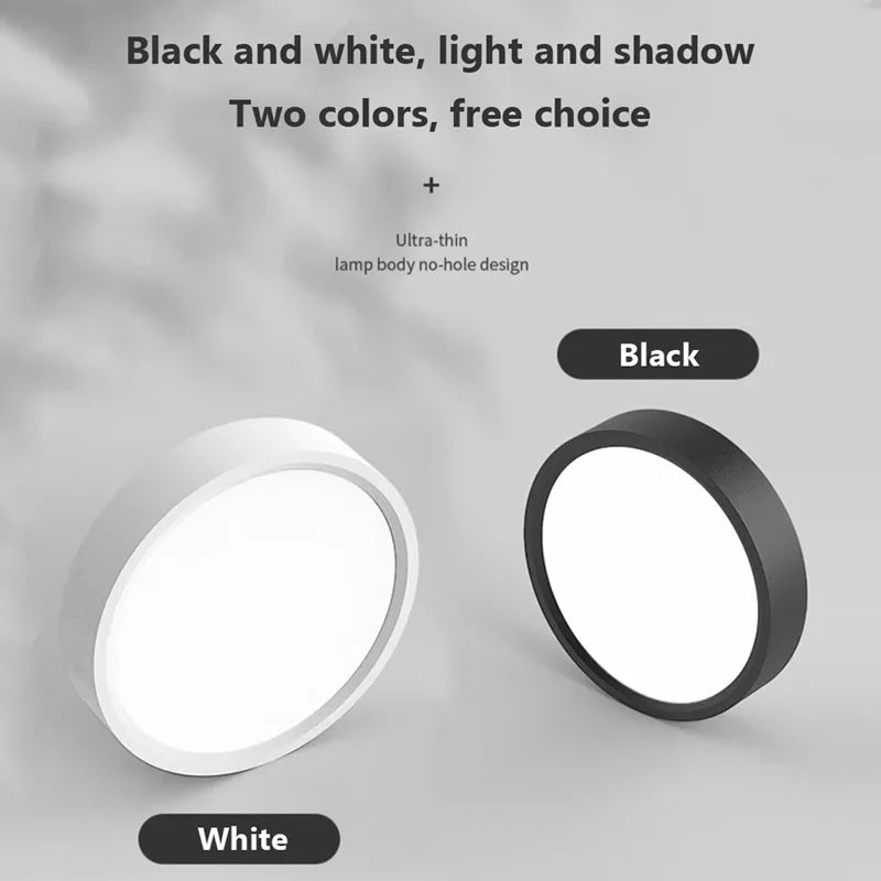 Afralia™ LED Minimalist Ceiling Light for Home - Ultra Slim Round Modern Lamps