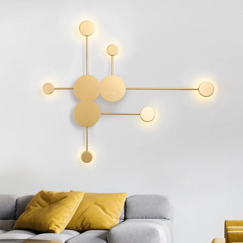 Afralia™ Nordic LED Wall Lights Modern Art Designer Creative Corridor Staircase Bedside Wandlamp