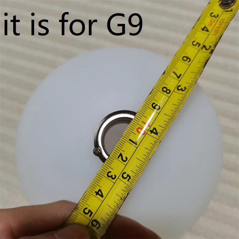 Frosted Glass Lamp Shade for G9 E27 Bulb, 4CM Fitter Opening, Afralia™ Brand