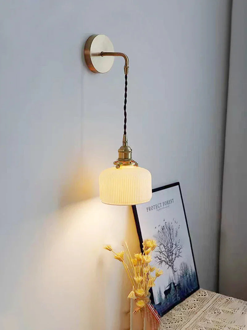 Afralia™ Minimalist Indoor LED Sconce Lamp for Bedroom and Living Room