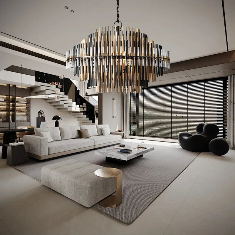 Afralia™ Brass Glass Ceiling Chandelier: Elegant Lighting for Luxurious Living Spaces