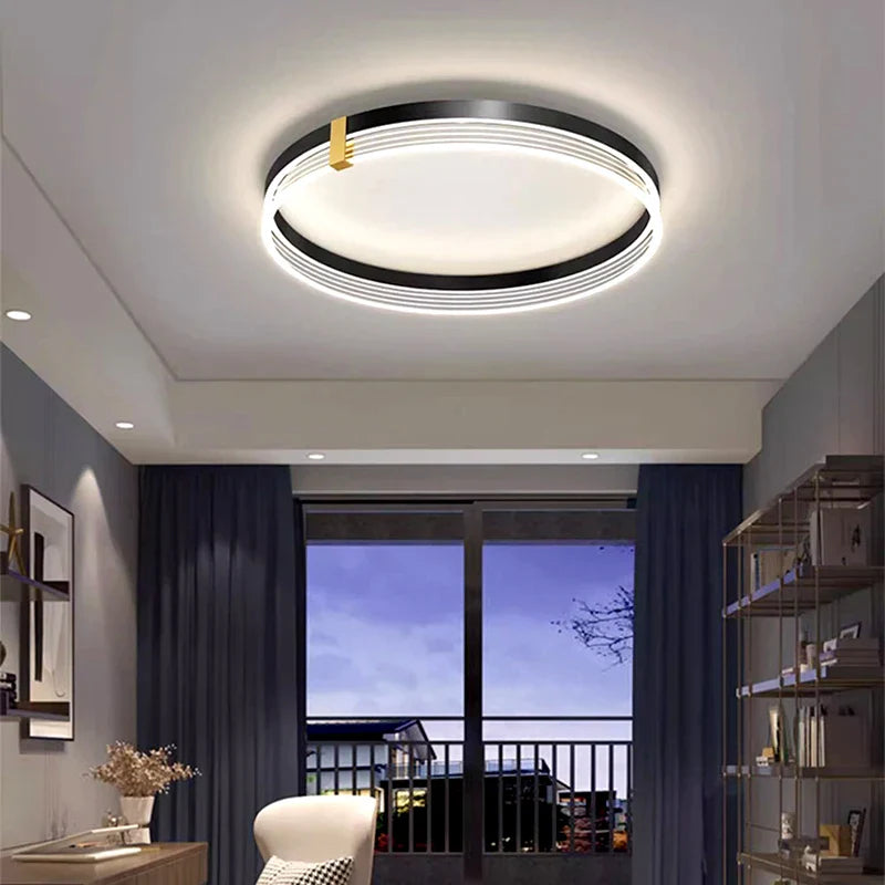 Afralia™ Nordic LED Ceiling Light for Home Salon Bedroom Decor and Living Room Lighting