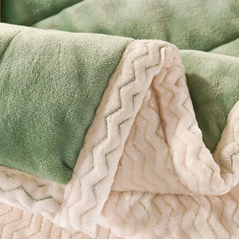 Afralia™ Milk Fleece Weighted Blanket - European Beibei Velvet Throw Blanket