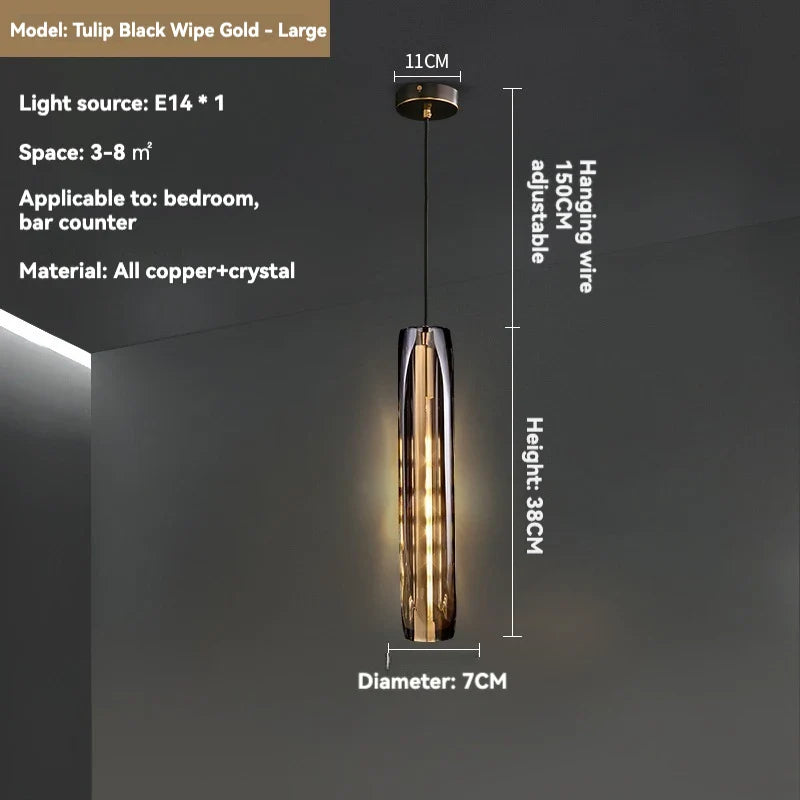 Afralia™ Crystal Pendant Light: Modern LED Round Hanging Lamp for Living Room and Dining Room