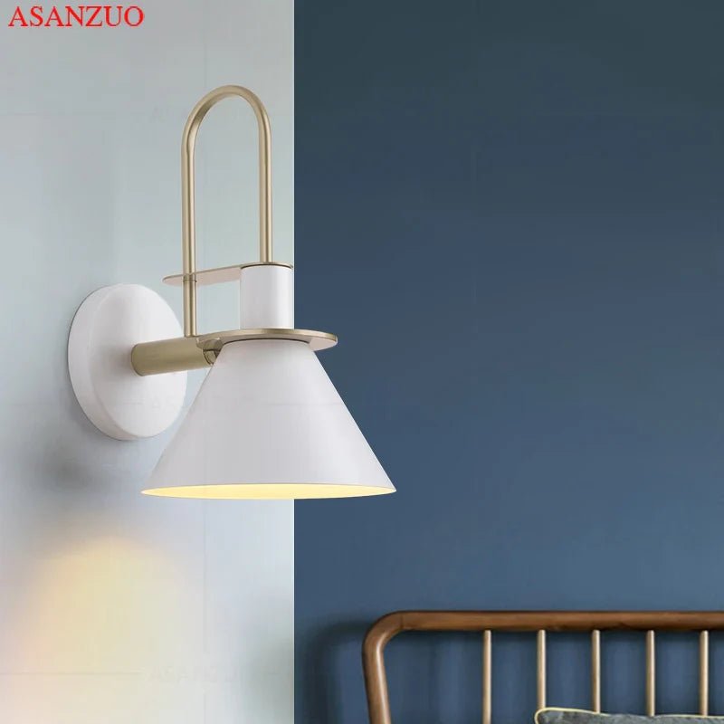 Nordic Macaron Wall Sconces by Afralia™ for Modern Home & Bedroom Decor