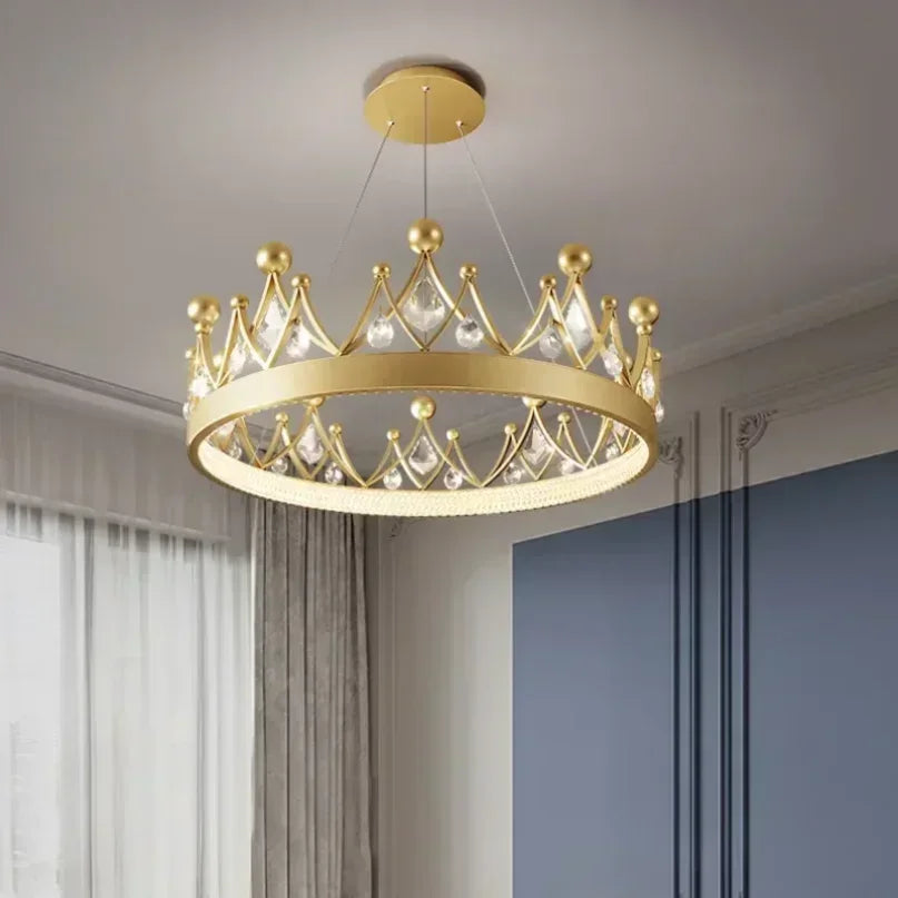 Afralia™ Nordic Princess LED Chandelier for Home Living Dining Bedroom - Simple Elegant Design