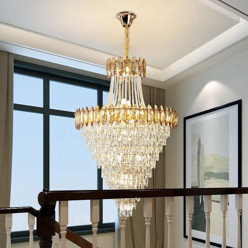 Afralia™ Postmodern Crystal Chandelier for Luxe Spaces
