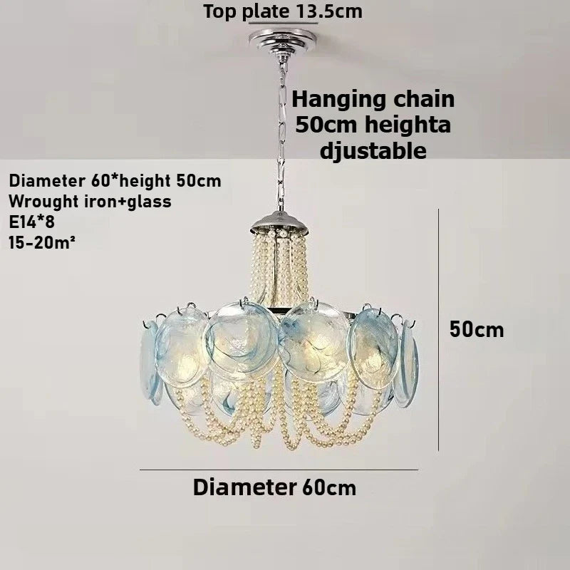 Afralia™ Pearl Chandelier: Modern Flower Shape Ceiling Light for Luxury Living & Dining Room Décor