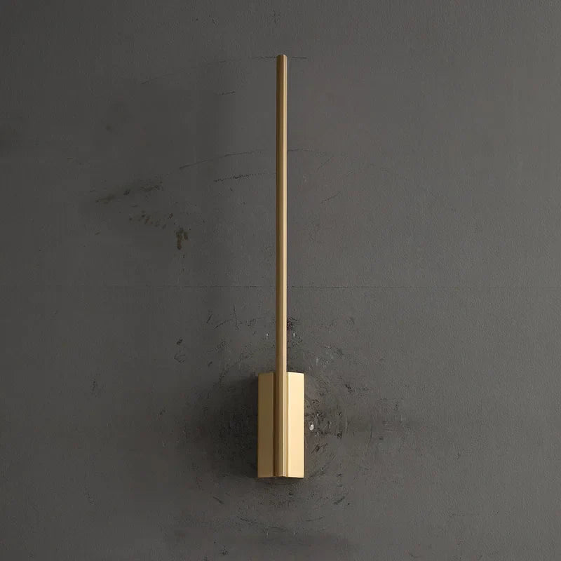 Afralia™ Modern Copper LED Wall Sconce for Bedroom - Luxury Gold Indoor Lighting