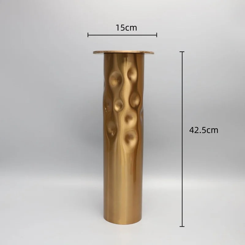 Afralia™ Golden Metal Candlestick Holder Candelabrum for Room Decor