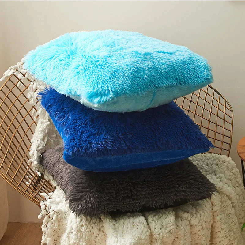 Afralia™ Sea Lion Velvet Body Pillow: Cozy Faux Fur Sofa Decor, 43x43cm Size