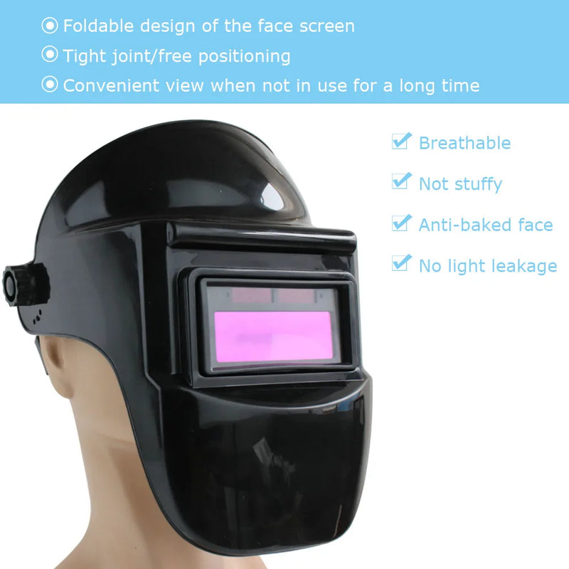 Afralia™ Solar-Powered Auto Darkening Welding Helmet with Adjustable Shade 4/9-13