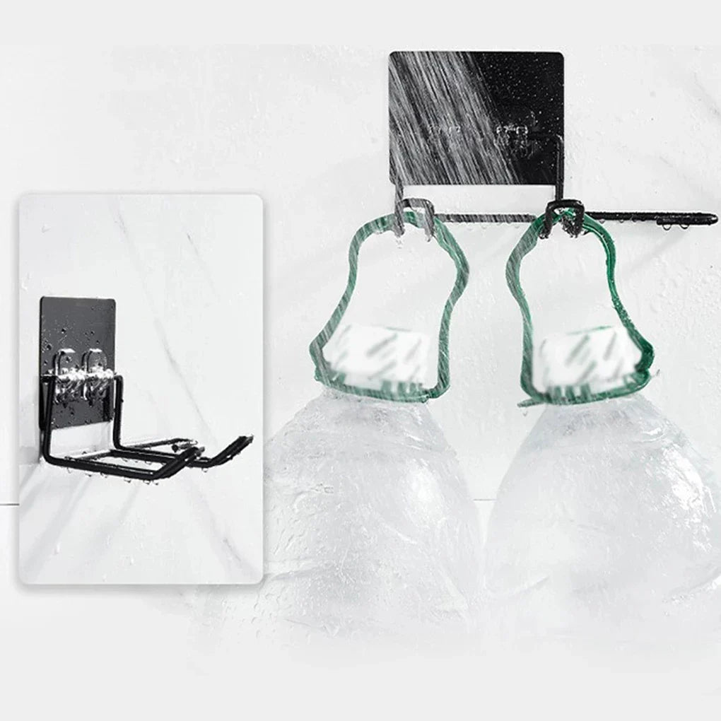 Afralia™ Hair Care Organizer: Wall-Mounted Storage Shelf for Hair Dryer & Straightener