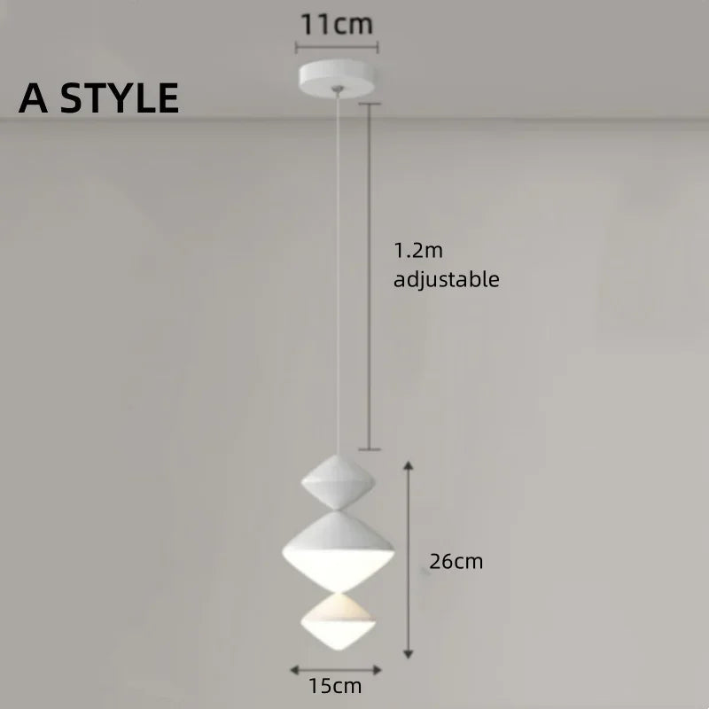 Afralia™ Modern Minimalist LED Pendant Lights Bedroom Study Wall Lamp Living Room Indoor Fixture