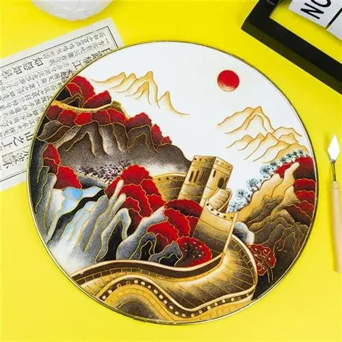Afralia™ Cloisonne Silk Enamel Painting DIY Kit - Beginner Handmade Material Package