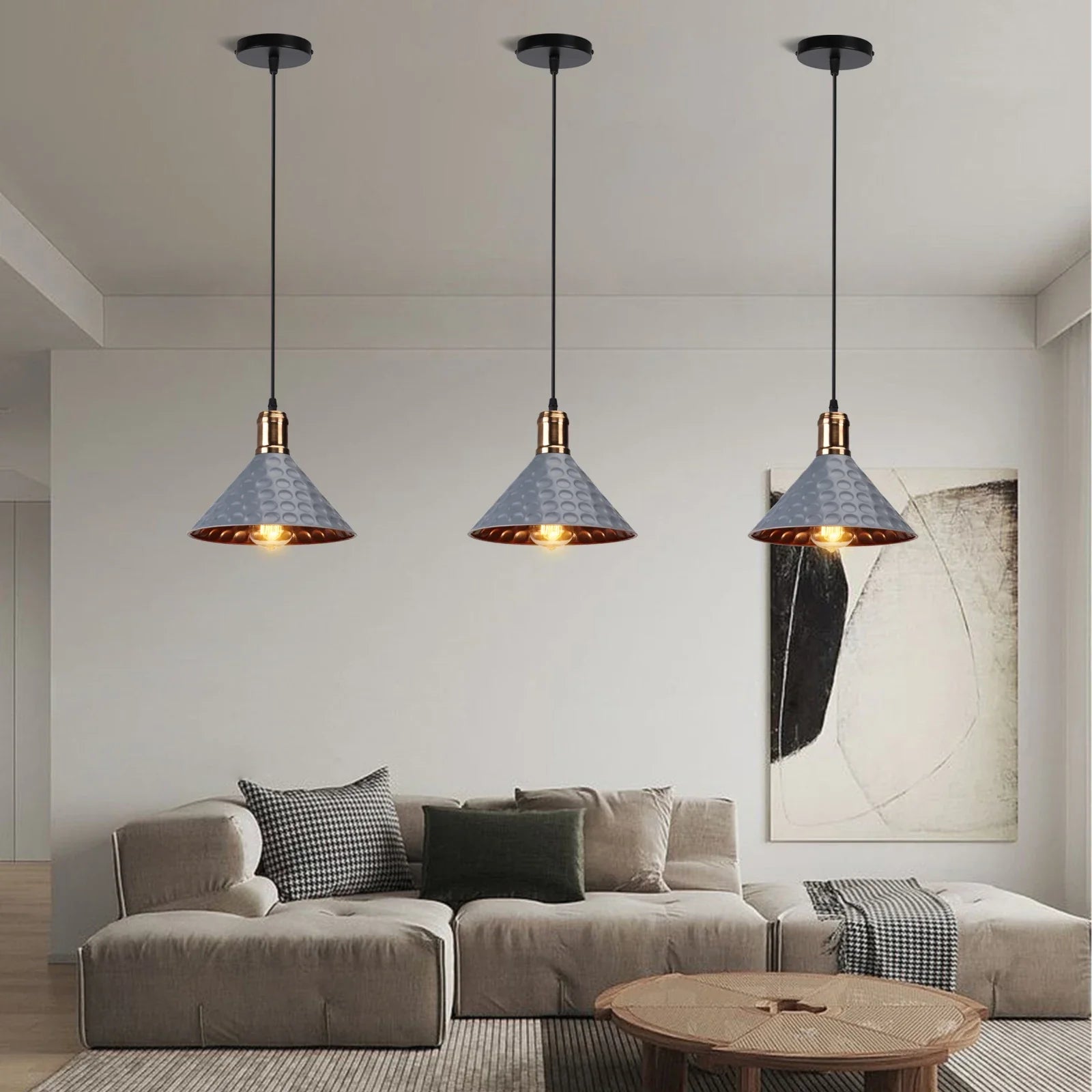 Afralia™ Retro Chandelier Pendant Light | Industrial E27 Fixture for Modern Living Room