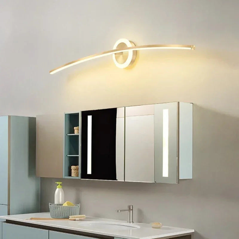 Afralia™ Modern LED Bathroom Mirror Wall Lamp