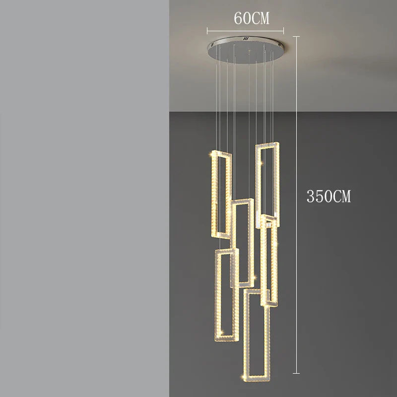 Afralia™ Crystal Pendant Lights: Modern Smart Indoor Lighting for Living Room, Dining Room