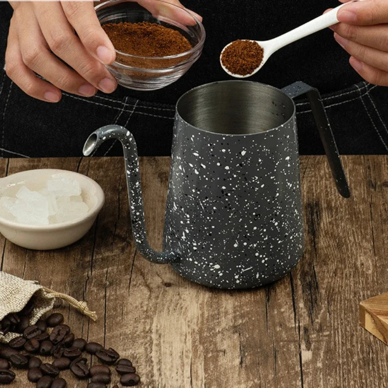Afralia™ Stainless Steel Gooseneck Coffee Kettle for Precision Pour Over Brewing