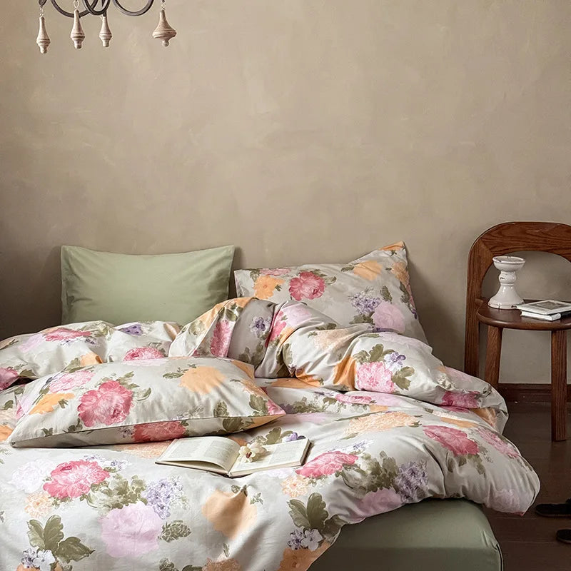 Afralia™ Floral Print Bedding Sets: Soft Comfort for All Seasons
