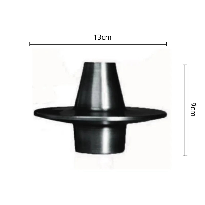 Afralia™ Golden Geometry Metal Handicraft Flower Vase UFO Home Decor