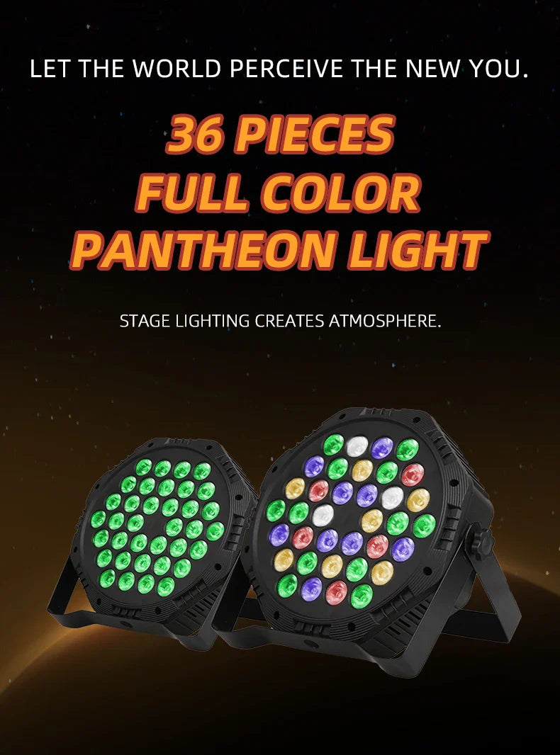 Afralia™ RGB Stage Light Strobe Beam Projector DJ Disco Club Party Lighting