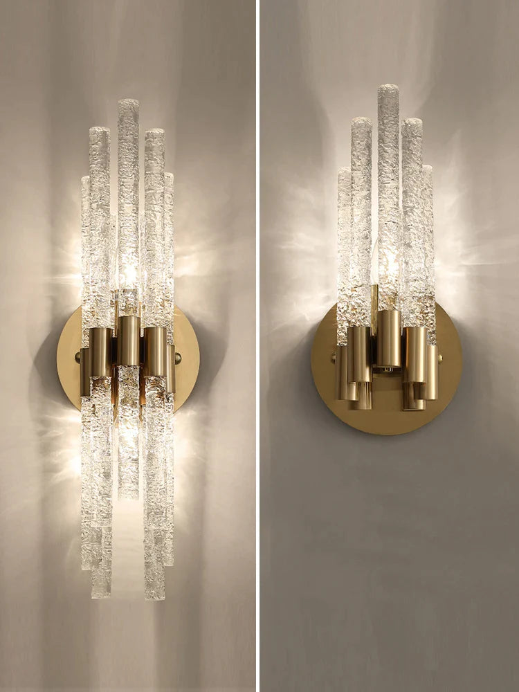 Afralia™ Crystal Wall Lamp: Modern & Simple Living Room Light for Corridor & Bedside