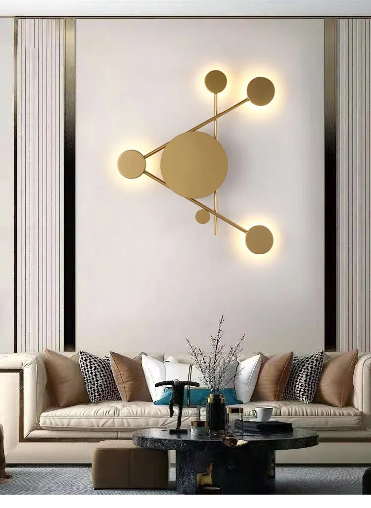 Afralia™ Nordic Black-White Warm Light Bedroom Wall Lamp