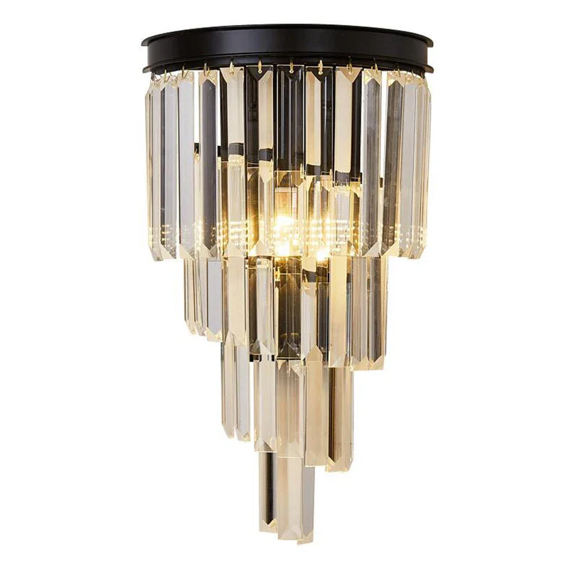 Afralia™ Round Crystal Chandelier for Living Room, Bedroom, Kitchen Island & Villa Décor