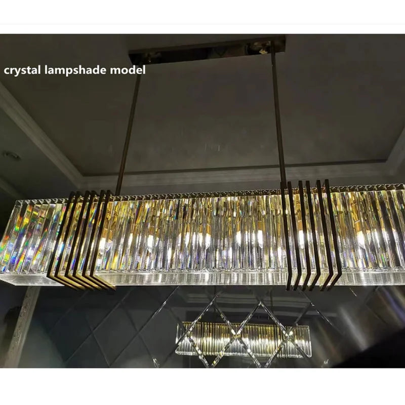 Afralia™ Elegant Gold Lustre Pendant Light for Dining Room Decor
